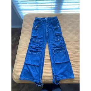 Fashion Nova Billie Low Slung‎ Cargo Jeans Size 15 BNWT